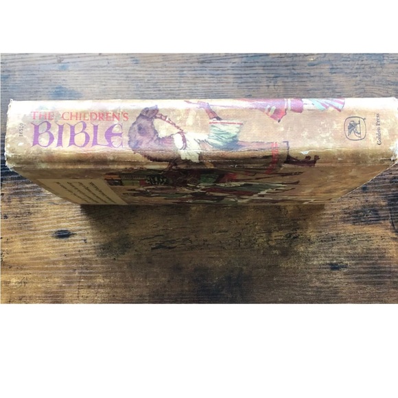 The Childrens Bible Vintage 1962 Golden Press Hardcover Illustrated Stories - Picture 11 of 11